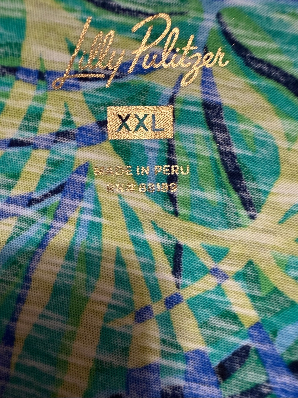 NWT Lilly Pulitzer Etta Scoop Neck in Multi The Hottest Spot size Women’s XXL - Picture 3 of 8